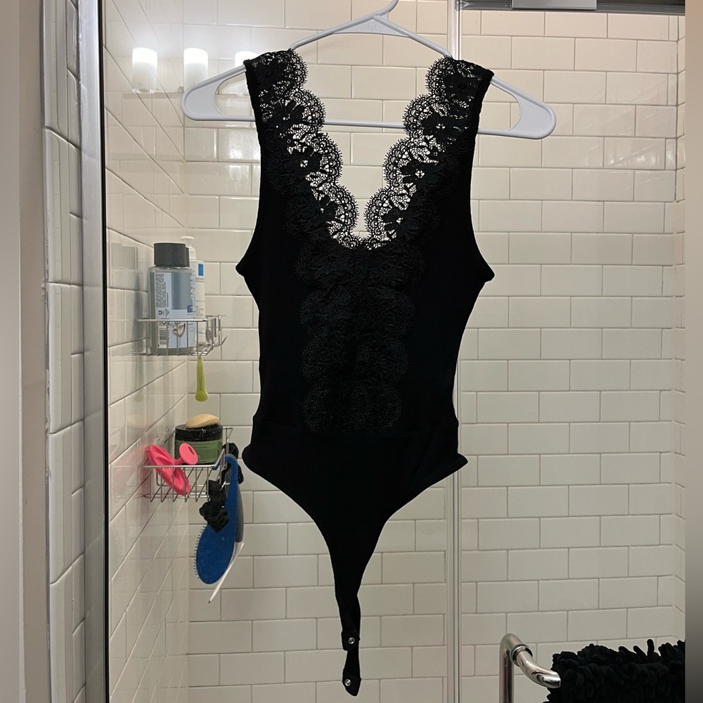 Black Lace Bodysuit